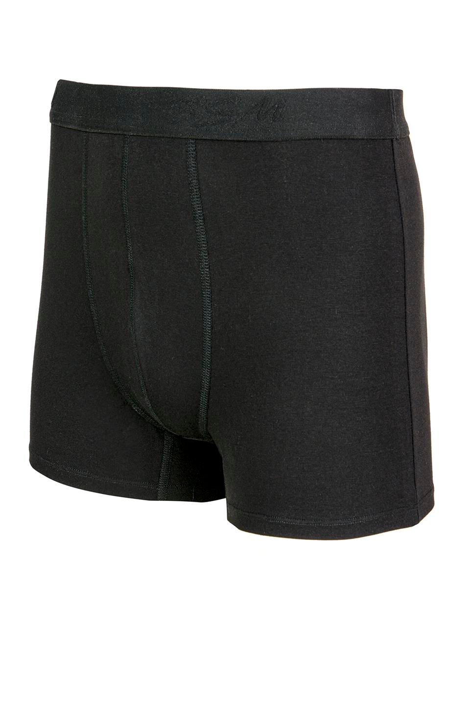 Bsm Modal Erkek Dıştan Lastikli Boxer 43603 - Siyah