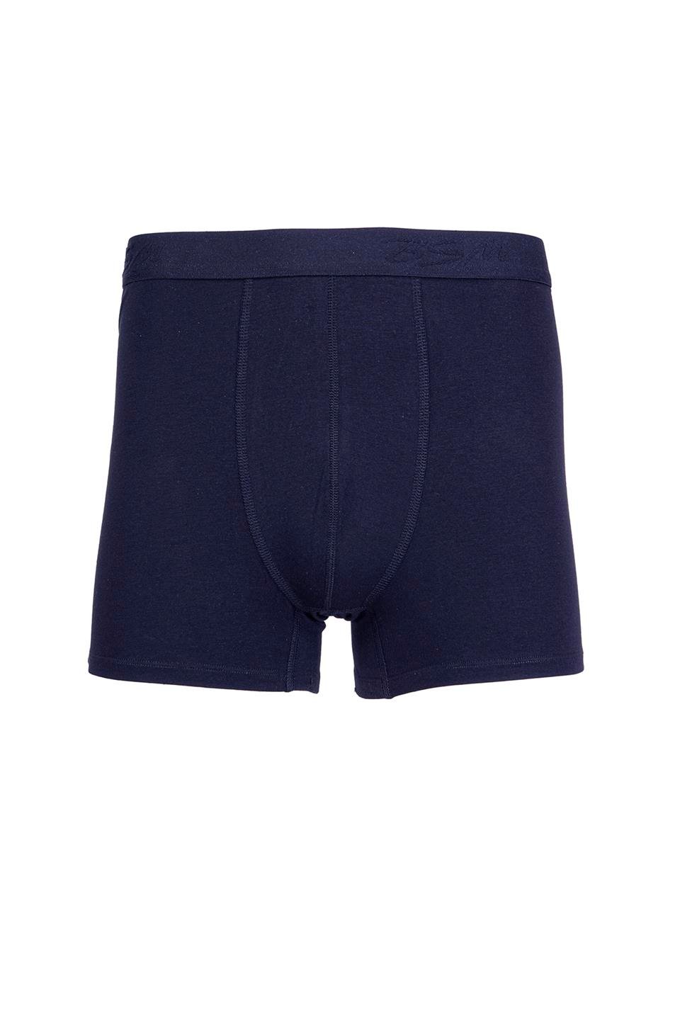 Bsm Modal Erkek Dıştan Lastikli Boxer 43603 - Lacivert