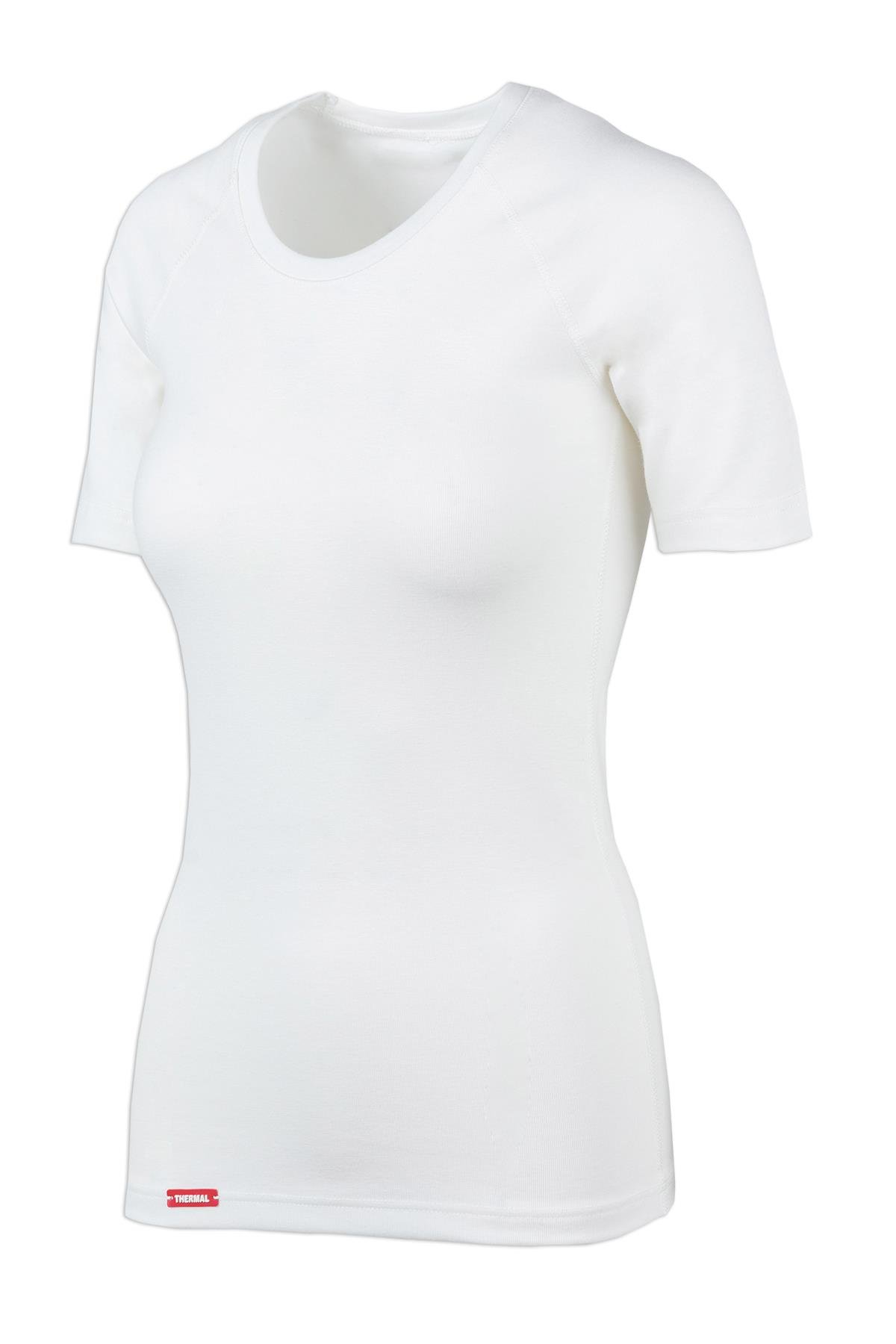 Bsm Unısex Viloft Sıfır Yaka Kısakol Termal Body 10323 - Ekru