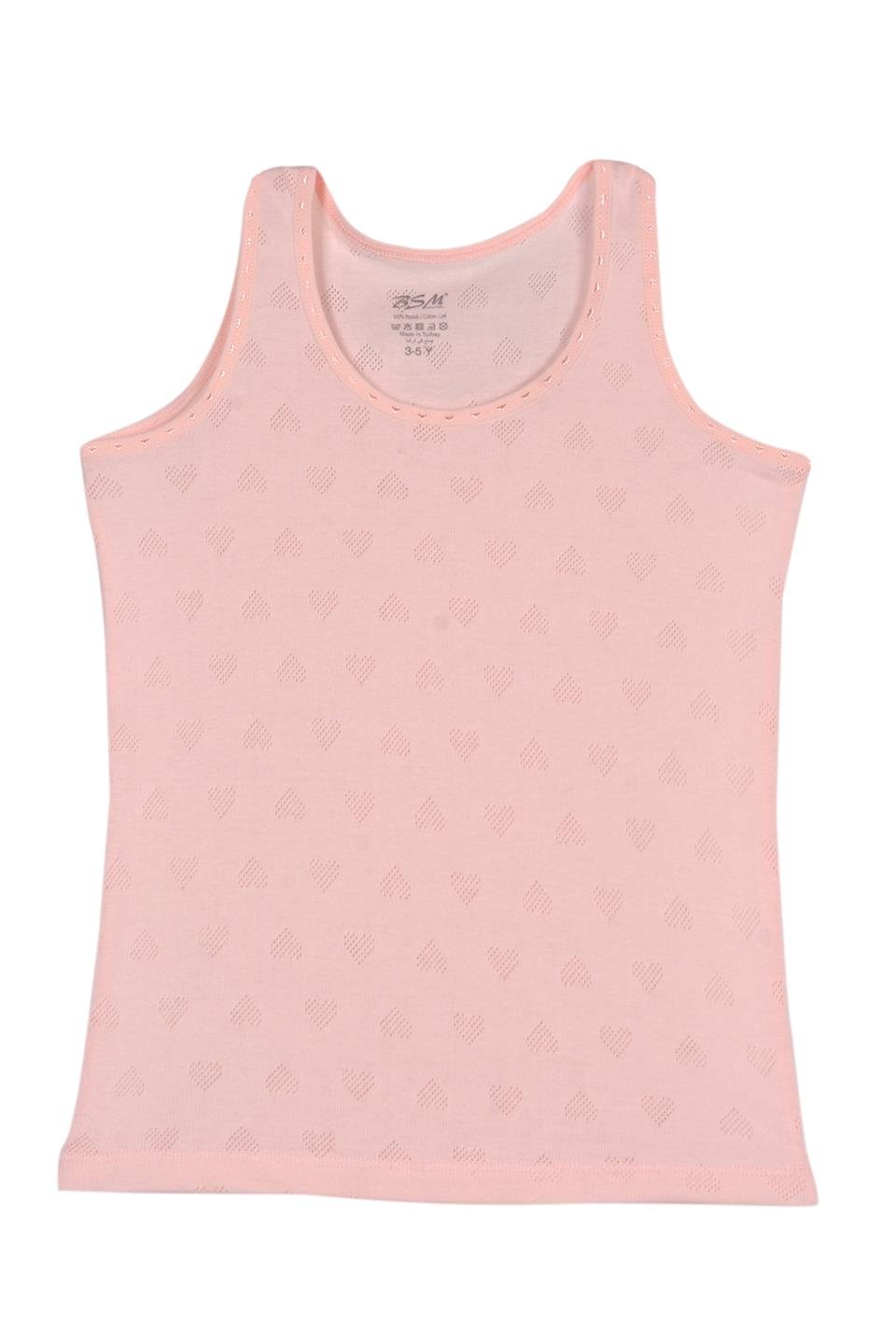 Gürlesin Kız Çocuk İp Askılı Pamuklu Ribana Atlet 31355 - Asorti