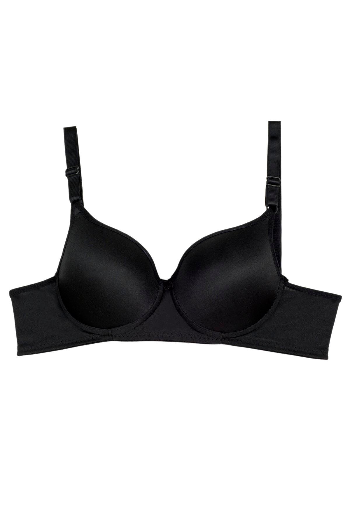 Rare White Kadın Dolgulu 3'lü Sütyen T4322M001107-3LÜ Siyah