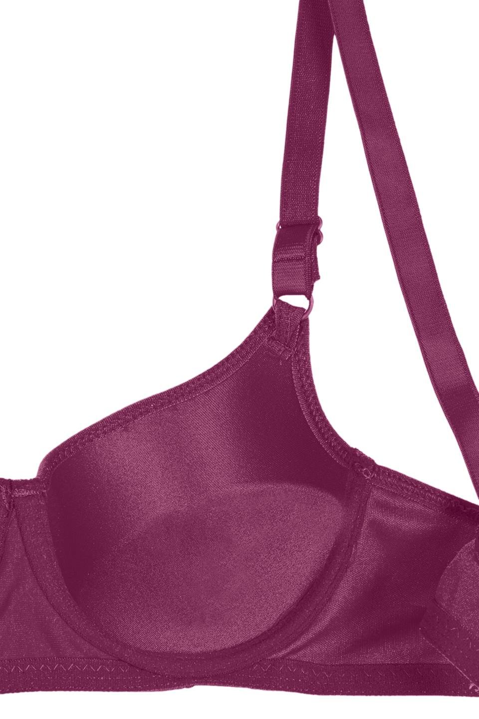 WHİTE 001107 BYN DÜZ DOLGULU SÜTYEN - Mor