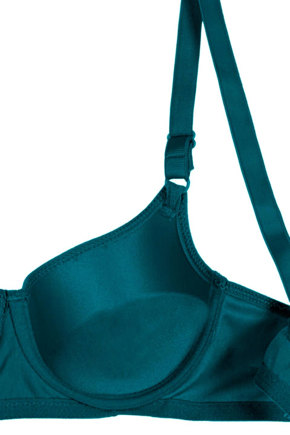 WHİTE 001107 BYN DÜZ DOLGULU SÜTYEN - Petrol