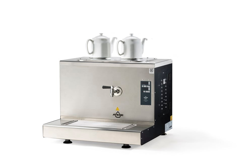 ATEŞE SMART PLUS ELEKTRİKLİ INOX ÇAY KAZANI 2 DEMLİKLİ