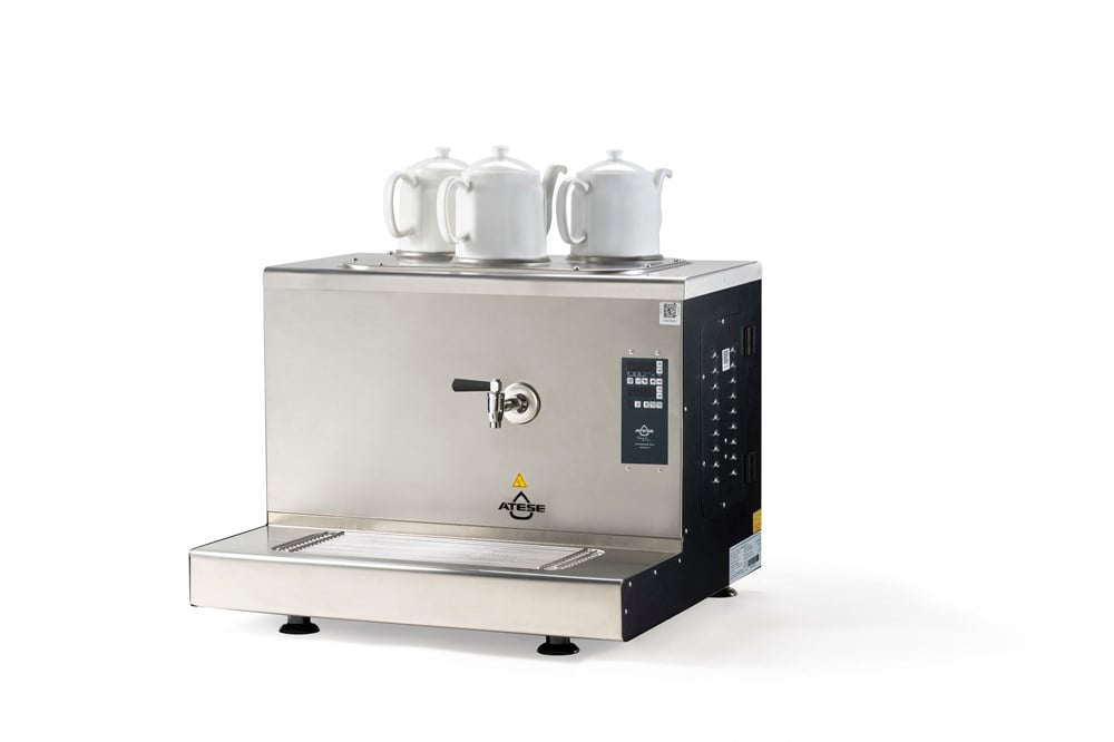 ATEŞE SMART PLUS ELEKTRİKLİ INOX ÇAY KAZANI 3 DEMLİKLİ