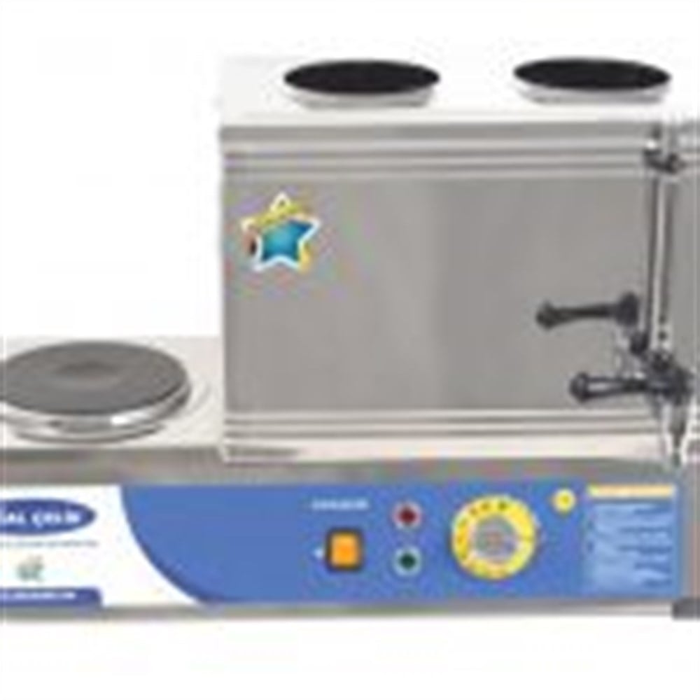 İDEAL ÇELİK KAYNAKLI ELEKTRİKLİ 25'LİK ÇAY OCAĞI-2 Demlikli