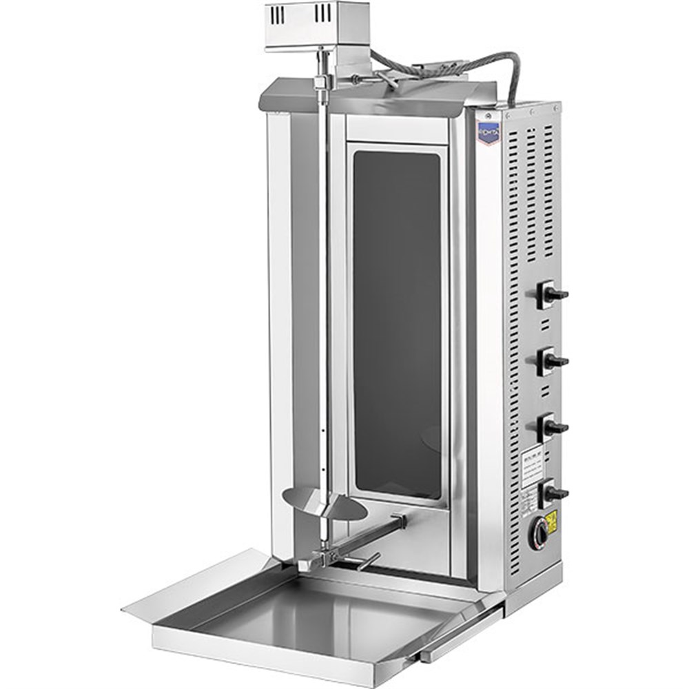 REMTA ÜSTTEN MOTORLU CAMLI ELEKTRİKLİ DÖNER OCAĞI-4 Radyanlı