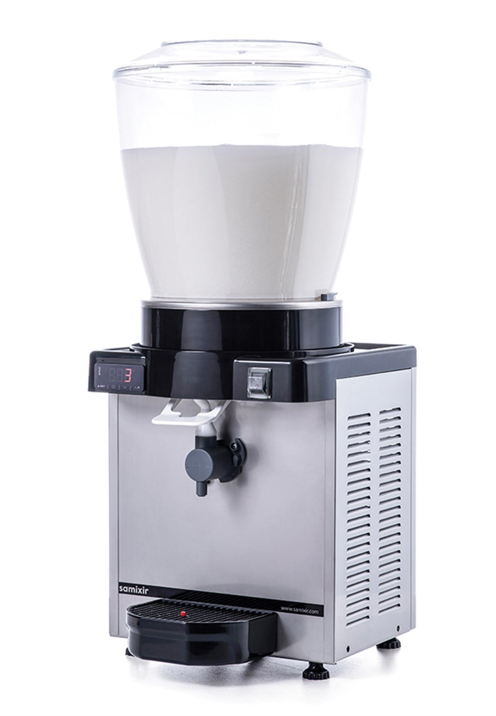 SAMİXİR 22 LT. KÖPÜKLÜ AYRAN DİSPENSERİ İNOX 