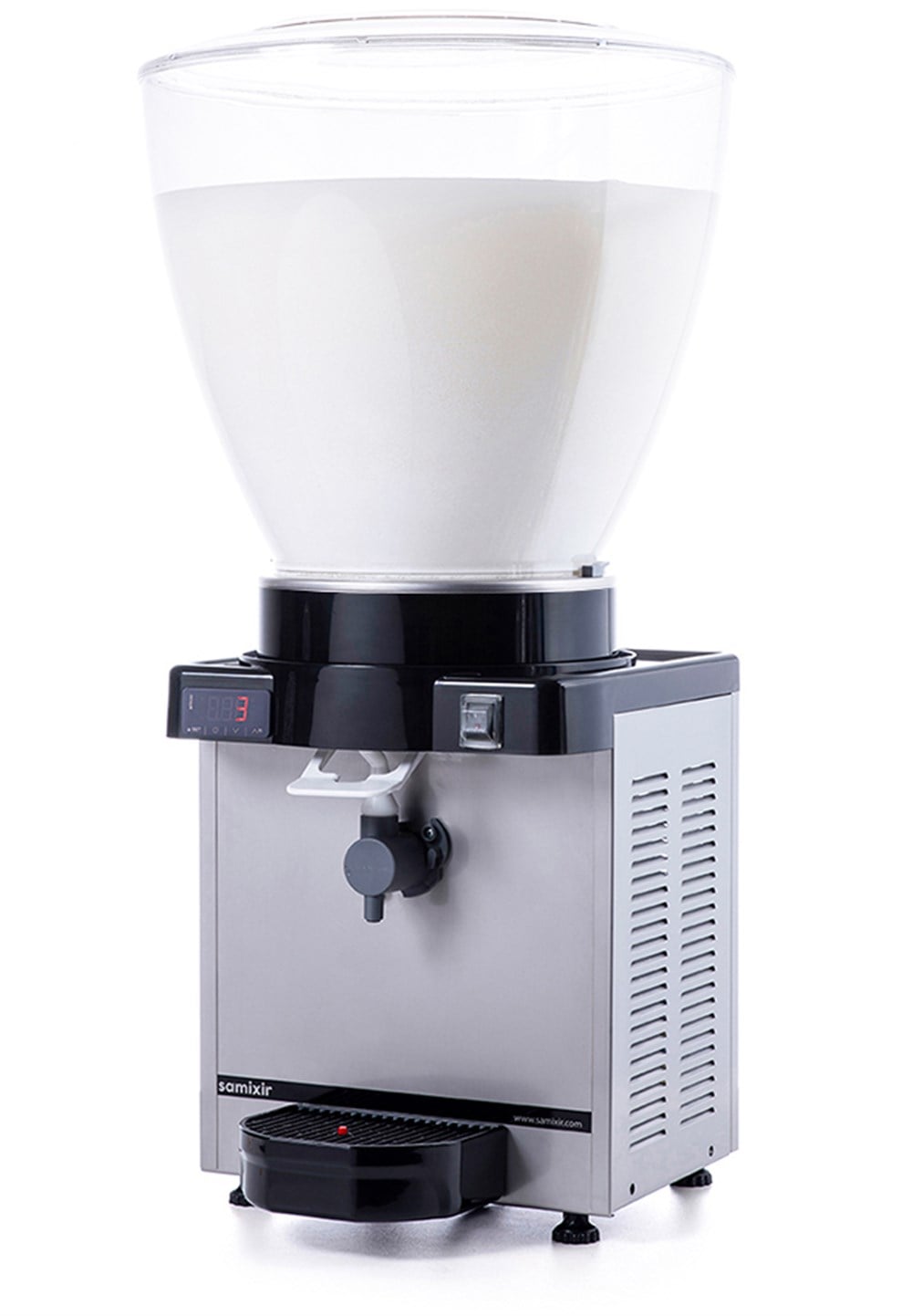 SAMİXİR 40 LT. KÖPÜKLÜ AYRAN DİSPENSERİ İNOX