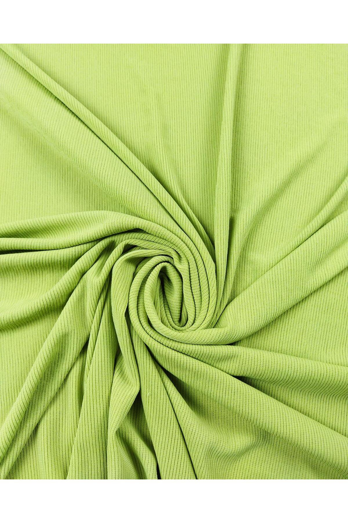 Kaşkorse Jarse Yumuşacık Fıstık Yeşili Renkte En:  90 cm