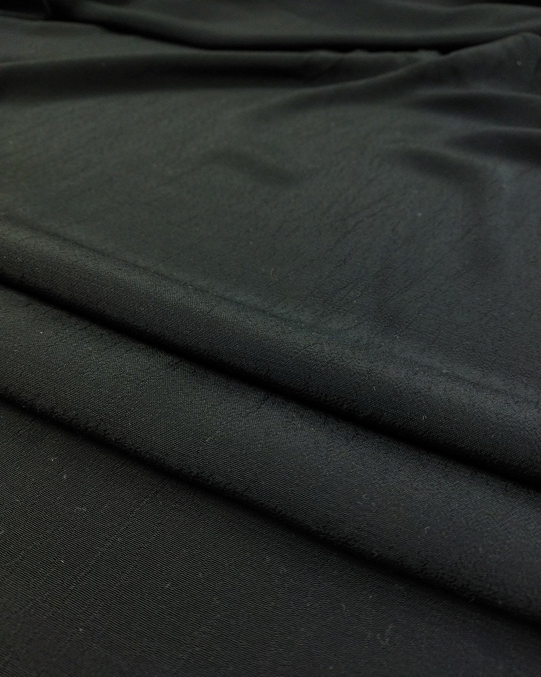 Siyah Maroken Viskon Kumaş İnce Dökümlü Elbiselik, Bluzluk & Gömleklik 130x150cm