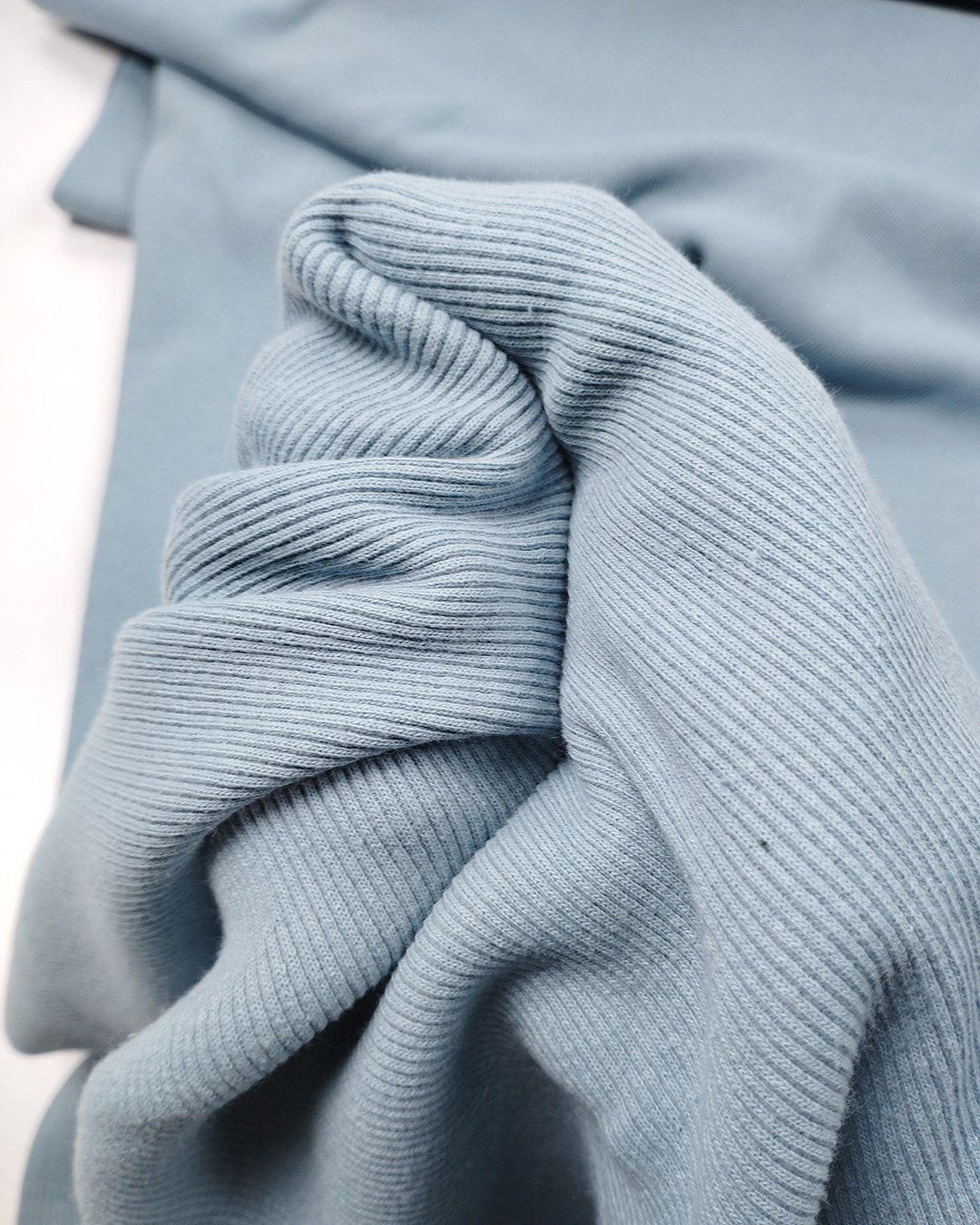 Pastel Mint Yeşili Kaşkorse Ribana Kumaş Esnek Yumuşak Bodylik & Bluzluk En: 120cm
