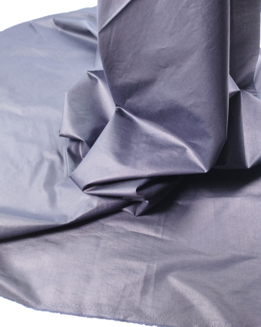 Lacivert Tafta Görünümlü Dokuma Kumaş İnce Yumuşak Parlak Abiyelik & Astarlık 140x120cm