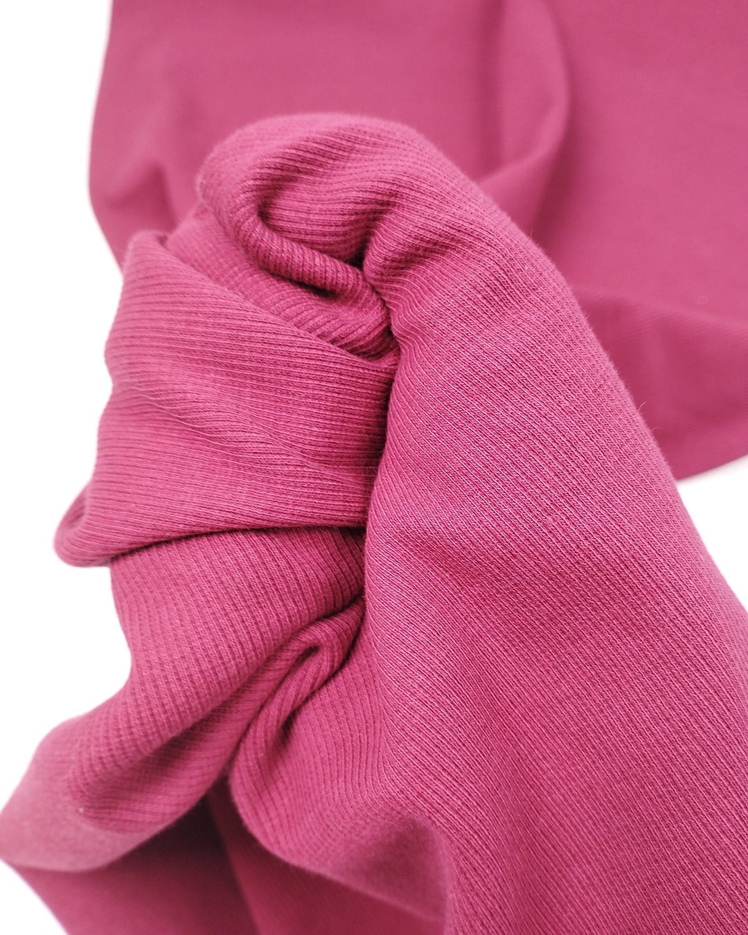 Koyu Pembe Fuşya Kaşkorse Ribana Kumaş Esnek Yumuşak Bodylik & Bluzluk En: 100cm
