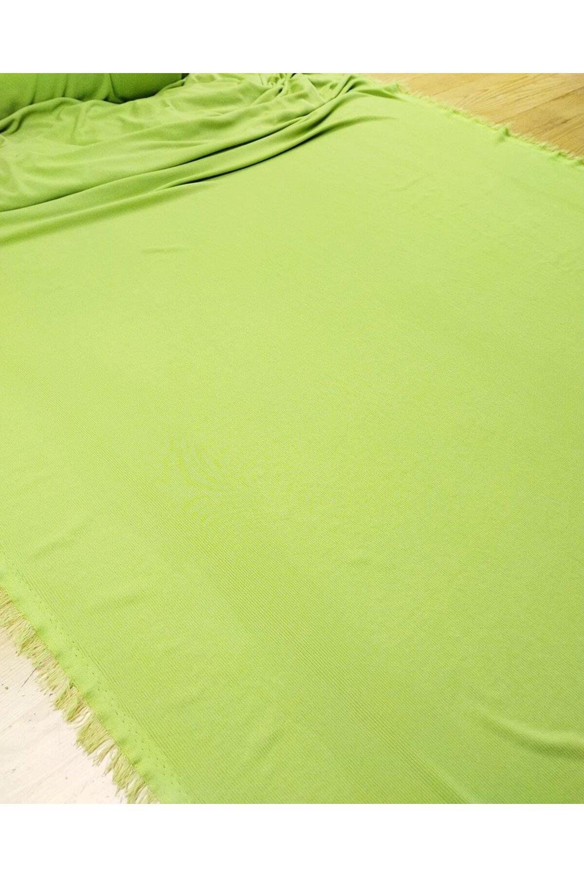 Kaşkorse Jarse Yumuşacık Fıstık Yeşili Renkte En:  90 cm