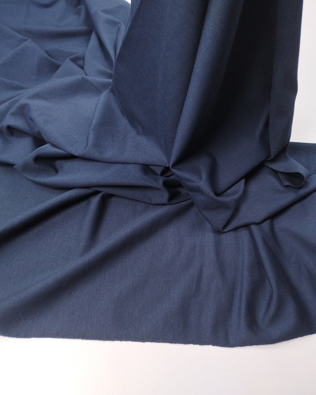 Lacivert 2 İplik Penye Kumaş Sıkı Örgülü Diz Yapmaz Sweatlik & Eşofmanlık En: 160cm