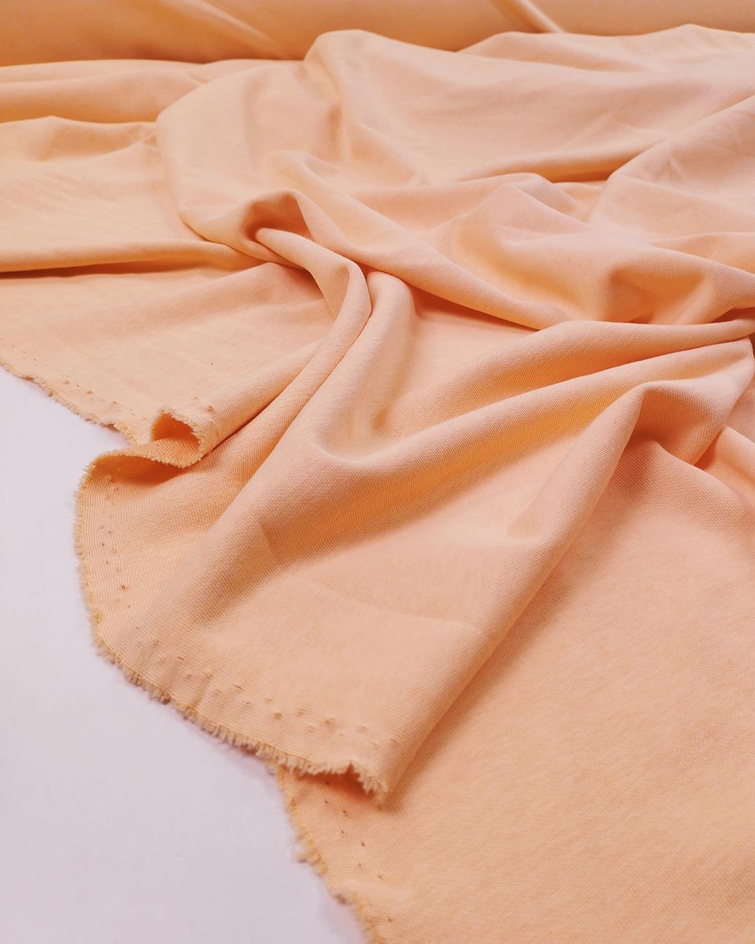 Tatlı Somon 2 İp Penye Örme Kumaş Yumuşak Sweatlik & Eşofmanlık En: 180cm