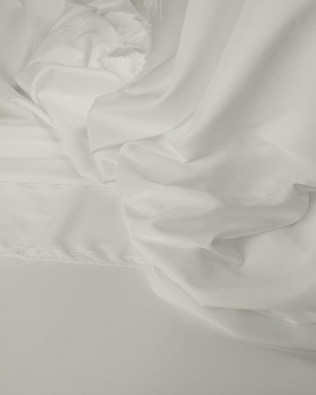 Beyaz Renkte Sentetik Astarlık Kumaş 145x200cm