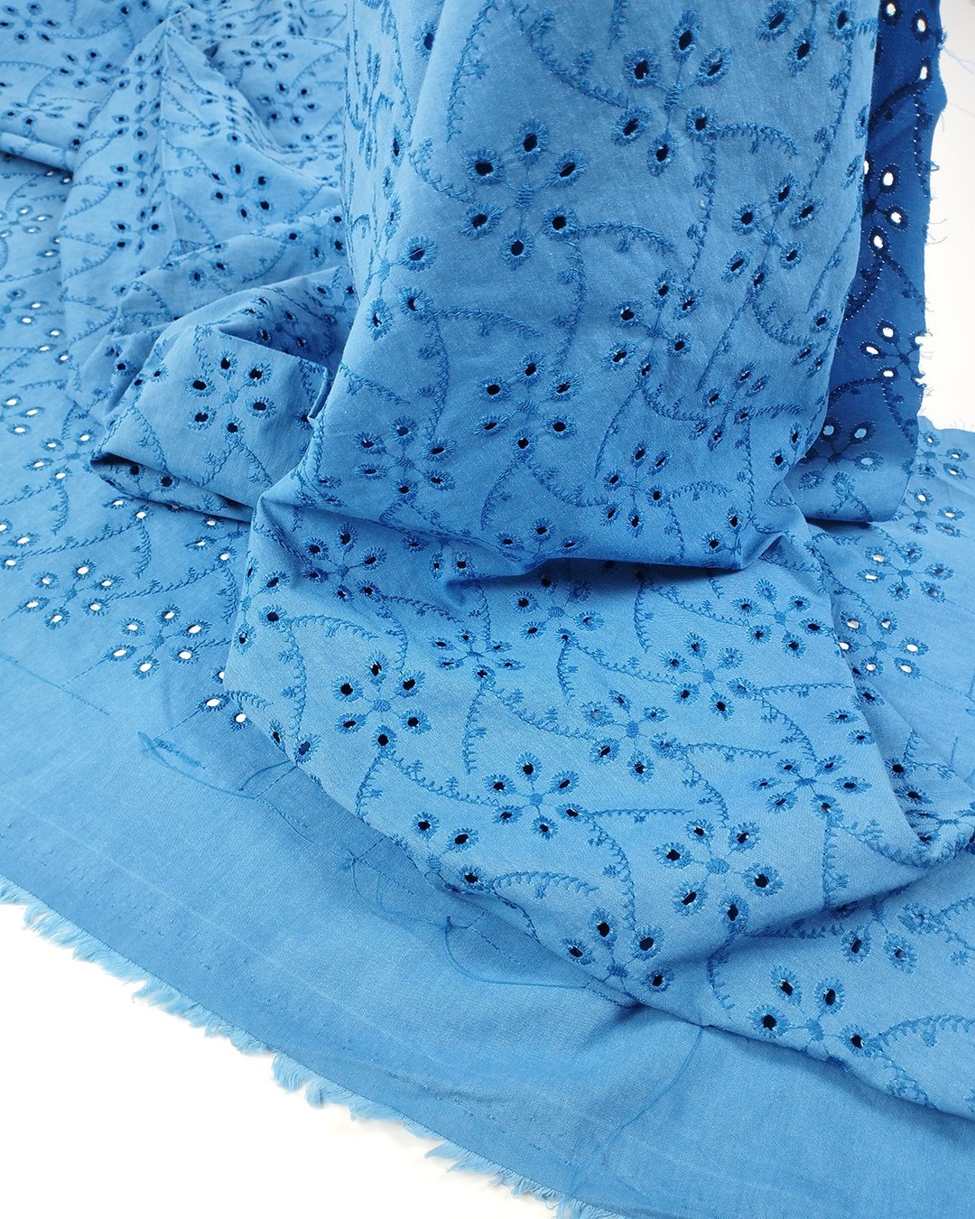 Mavi Çok İşli Fisto Kumaş Gömleklik & Elbiselik En: 140cm