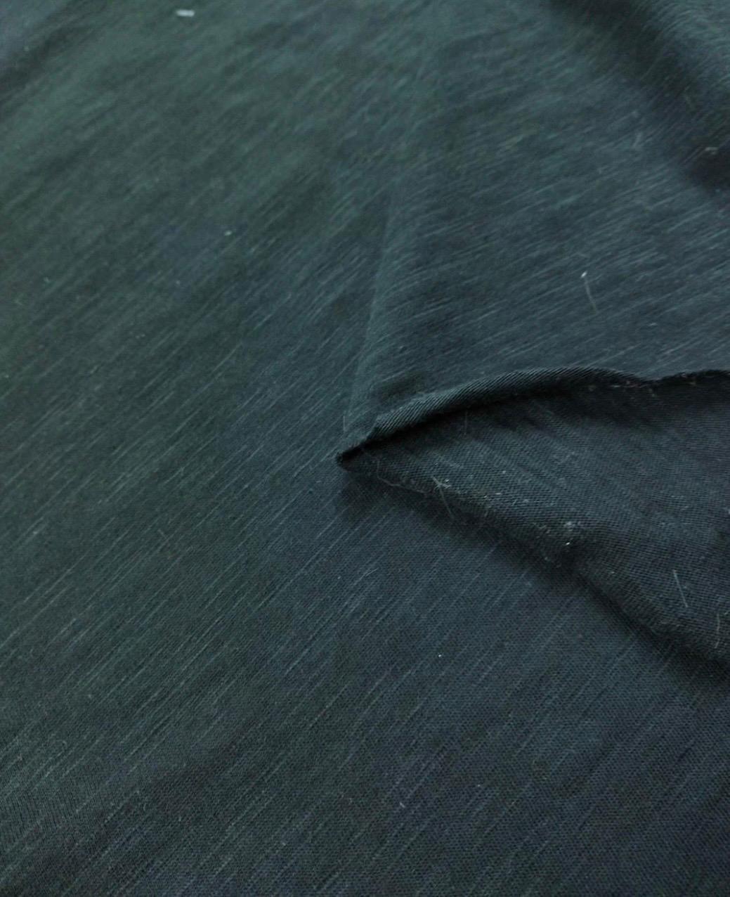 Siyah Renkte Flamlı Süprem Penye (En 170 cm x Boy 290 cm)