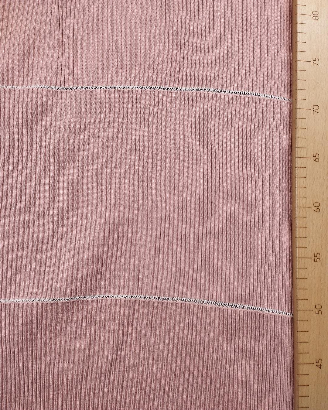5 ADET Pembe Renkte Ribana (En  96 cm x Boy  20 cm)