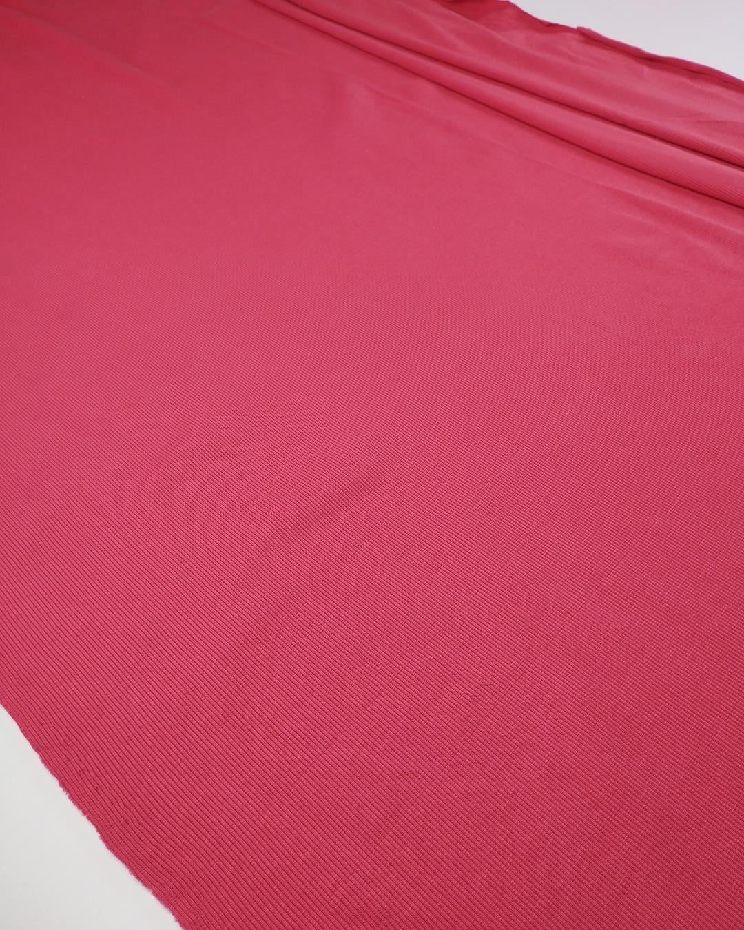 Pastel Kırmızı Renkte Kaşkorse Ribana Kumaş En: 110cm