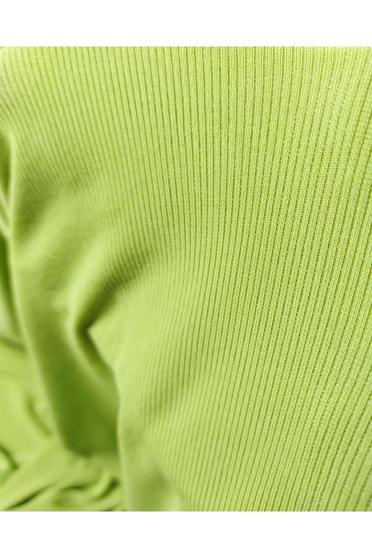 Kaşkorse Jarse Yumuşacık Fıstık Yeşili Renkte En:  90 cm