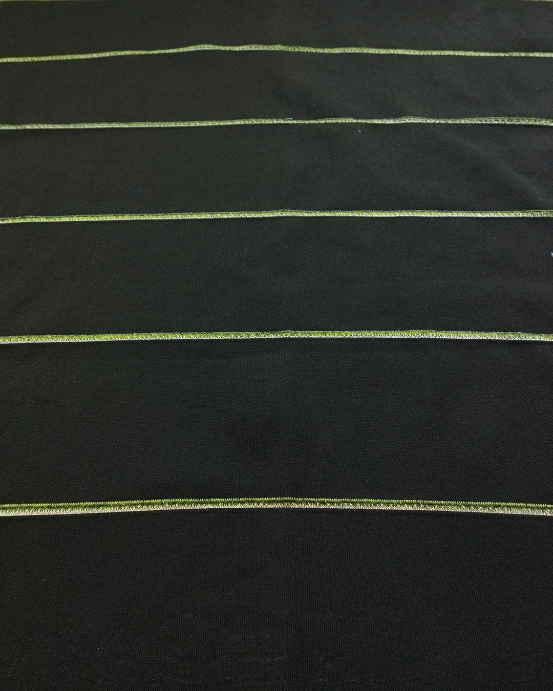 6 ADET RİBANA Siyah Renkte (En  105 cm x Boy  15 cm)