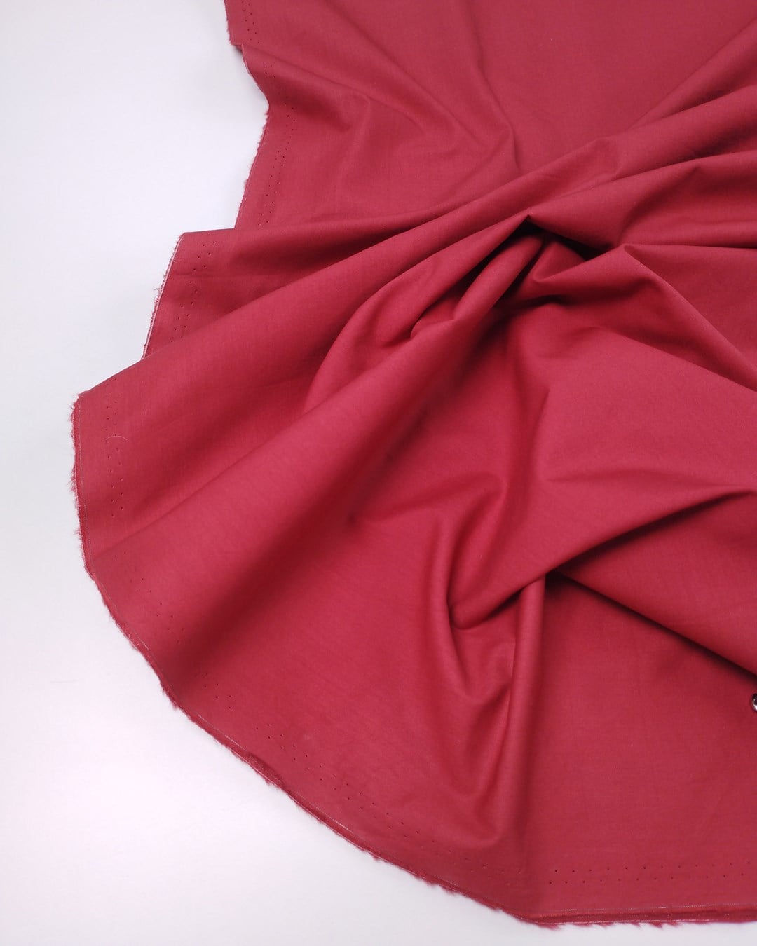 %100 Pamuk 115 Gr/m2 Bordo Tok Poplin Poplin Dokuma Kumaş Gömleklik & Elbiselik En: 150cm