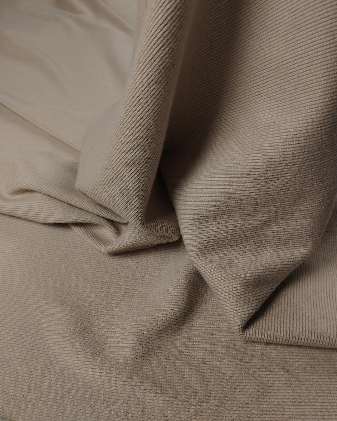 Bej Renkte Kaşkorse Ribana Kumaş
 (En 110 cm x
 Boy 250 cm)