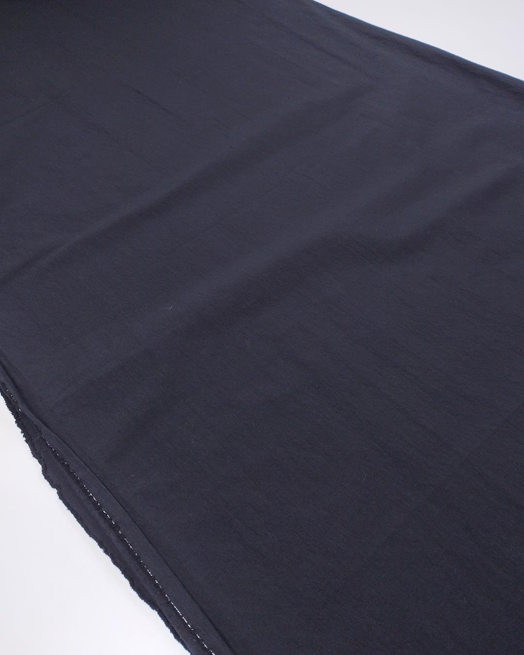 Siyah Paraşüt Kumaş Tok Duruşlu Hafif Teknik Dokulu 140x140cm