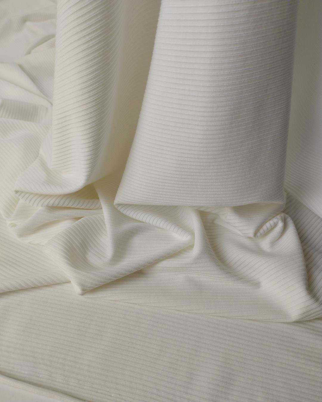 Ekru Renkte Kaşkorse Örme Kumaş En: 125cm