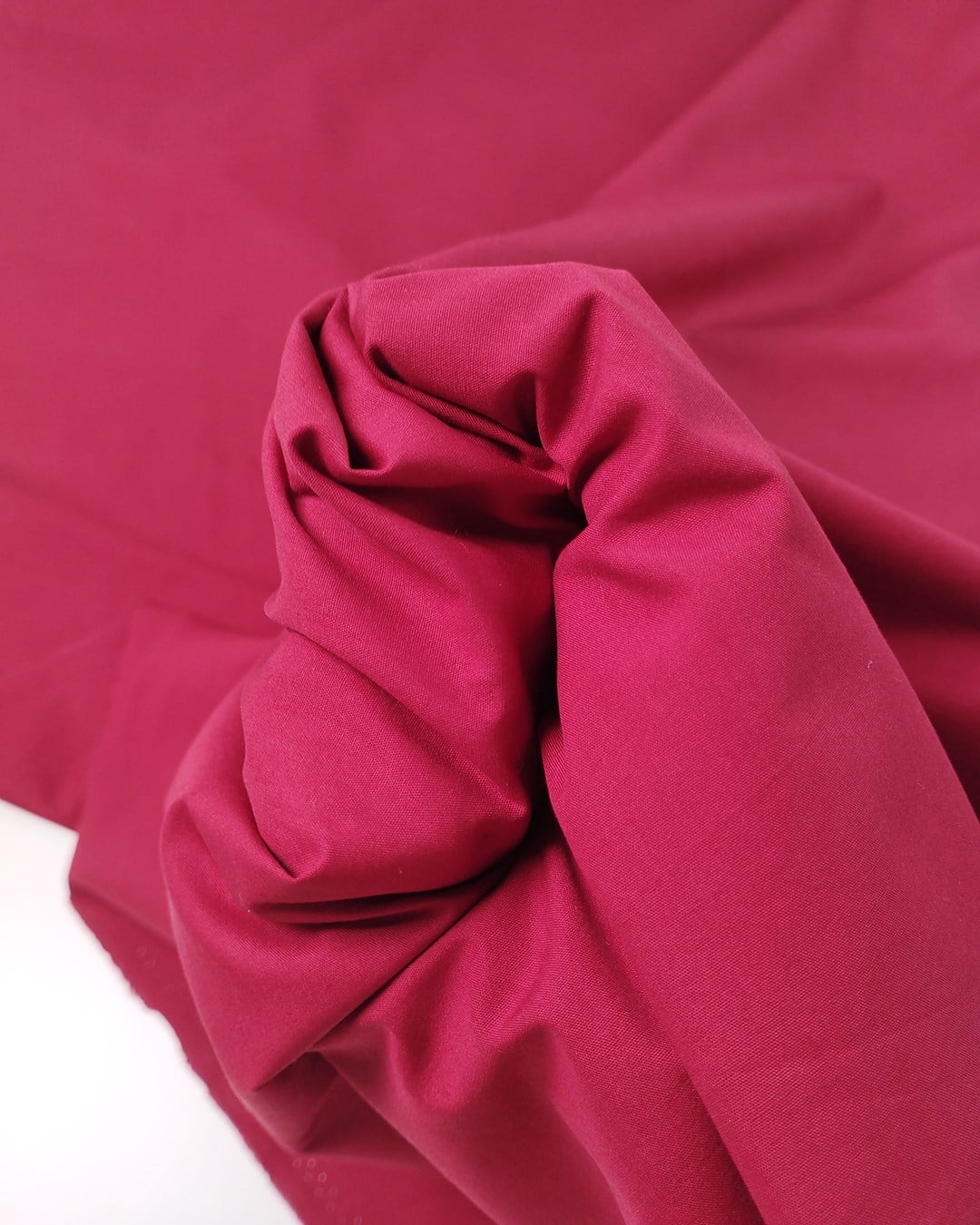%100 Pamuk 115 Gr/m2 Bordo Tok Poplin Poplin Dokuma Kumaş Gömleklik & Elbiselik En: 150cm