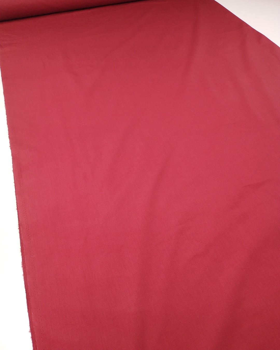 %100 Pamuk 115 Gr/m2 Bordo Tok Poplin Poplin Dokuma Kumaş Gömleklik & Elbiselik En: 150cm