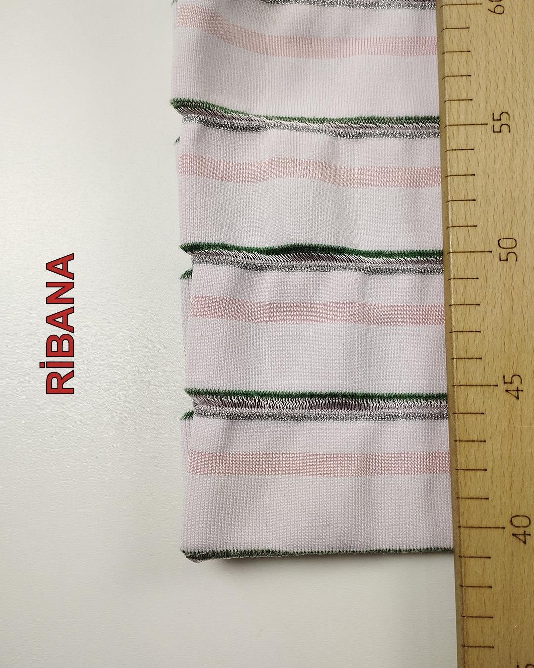 8 ADET RİBANA Toz Pembe Renkte (En  95 cm x Boy  5 cm)