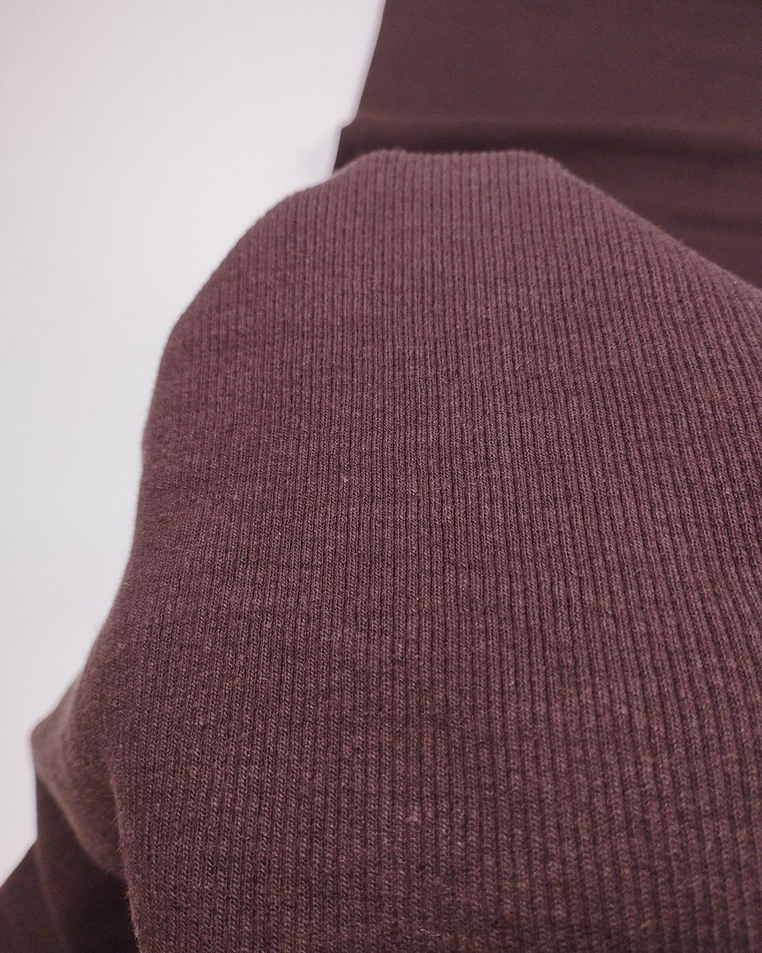 Acı Kahve Kaşkorse Ribana Kumaş Esnek Yumuşak Bodylik & Bluzluk En: 110cm