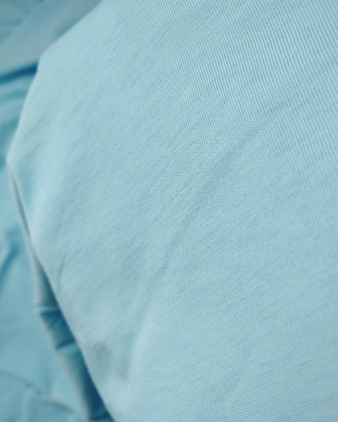Açık Mavi Renkte Süprem Penye (En  160 cm x Boy  170 cm)