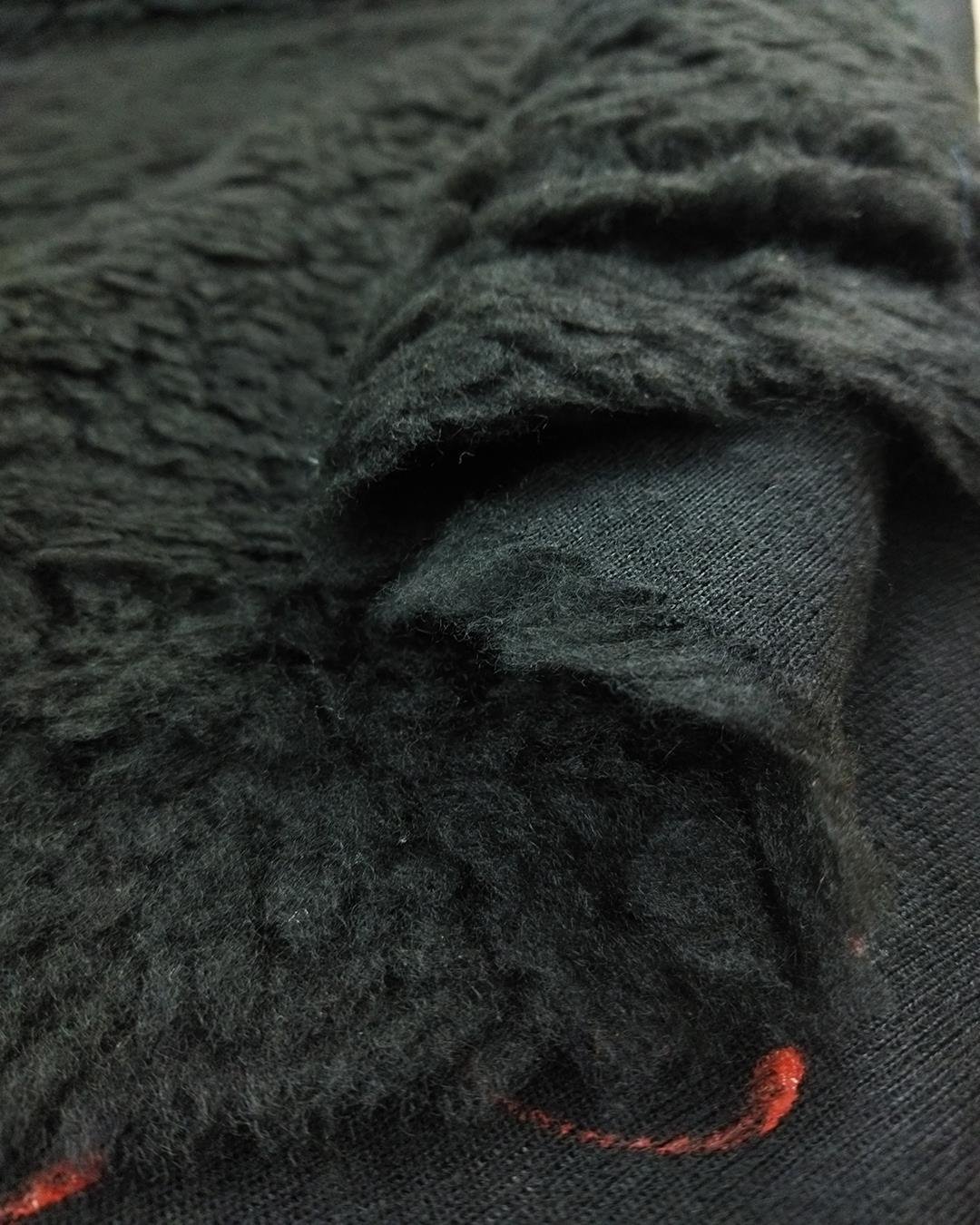Astarlık Peluş Siyah Renkte (En 150 cm x Boy 370 cm)