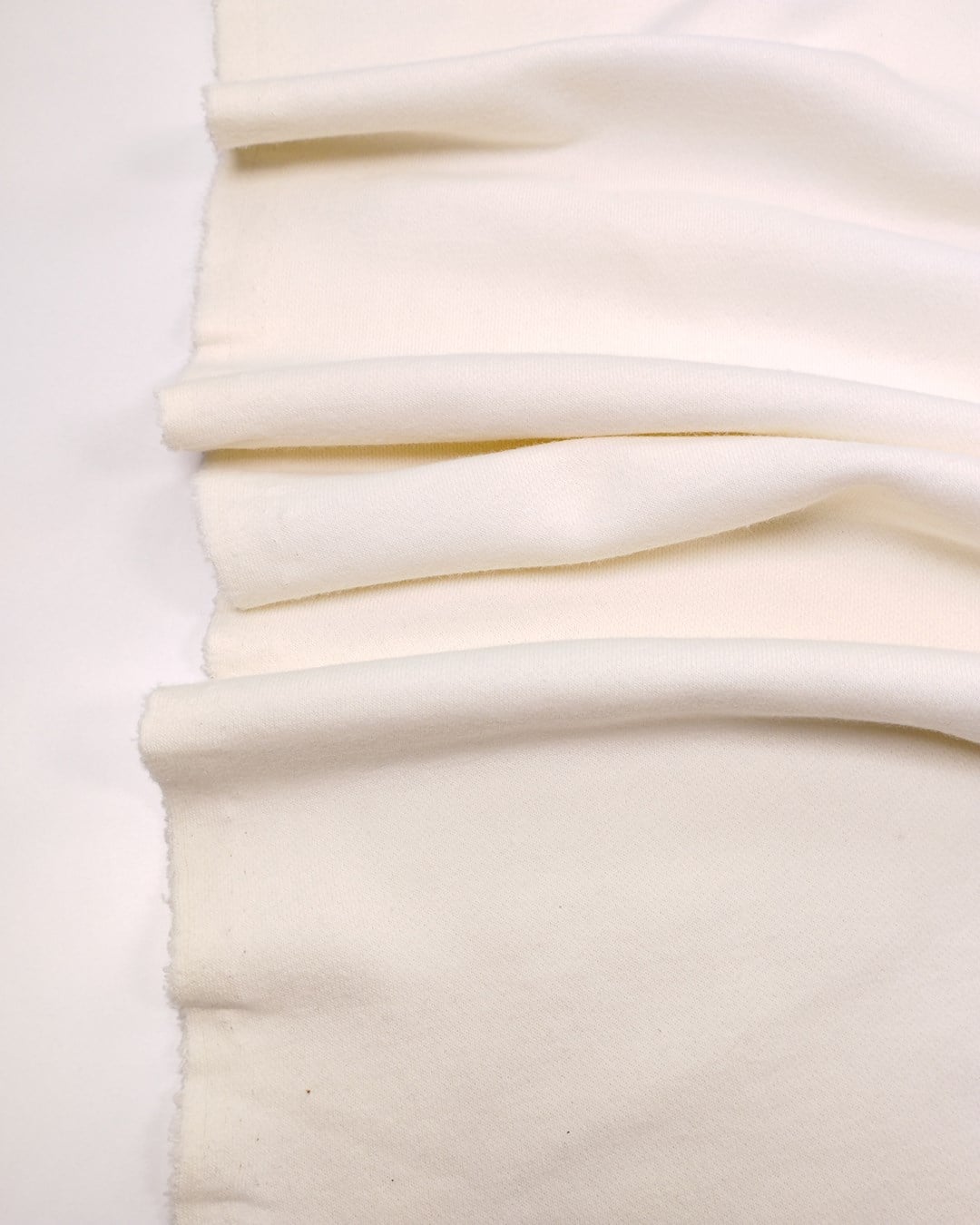 Krem 2 İplik Penye Kumaş Hafif Şardonlu Yumuşacık Sweatlik & Eşofmanlık En: 180cm