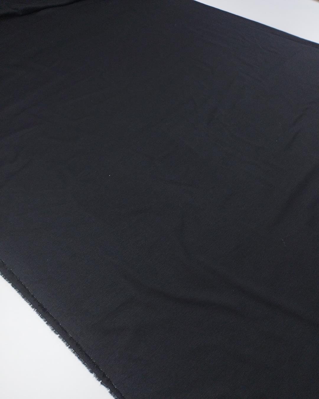 Siyah Renkte İnterlok Örme Kumaş 150x290cm