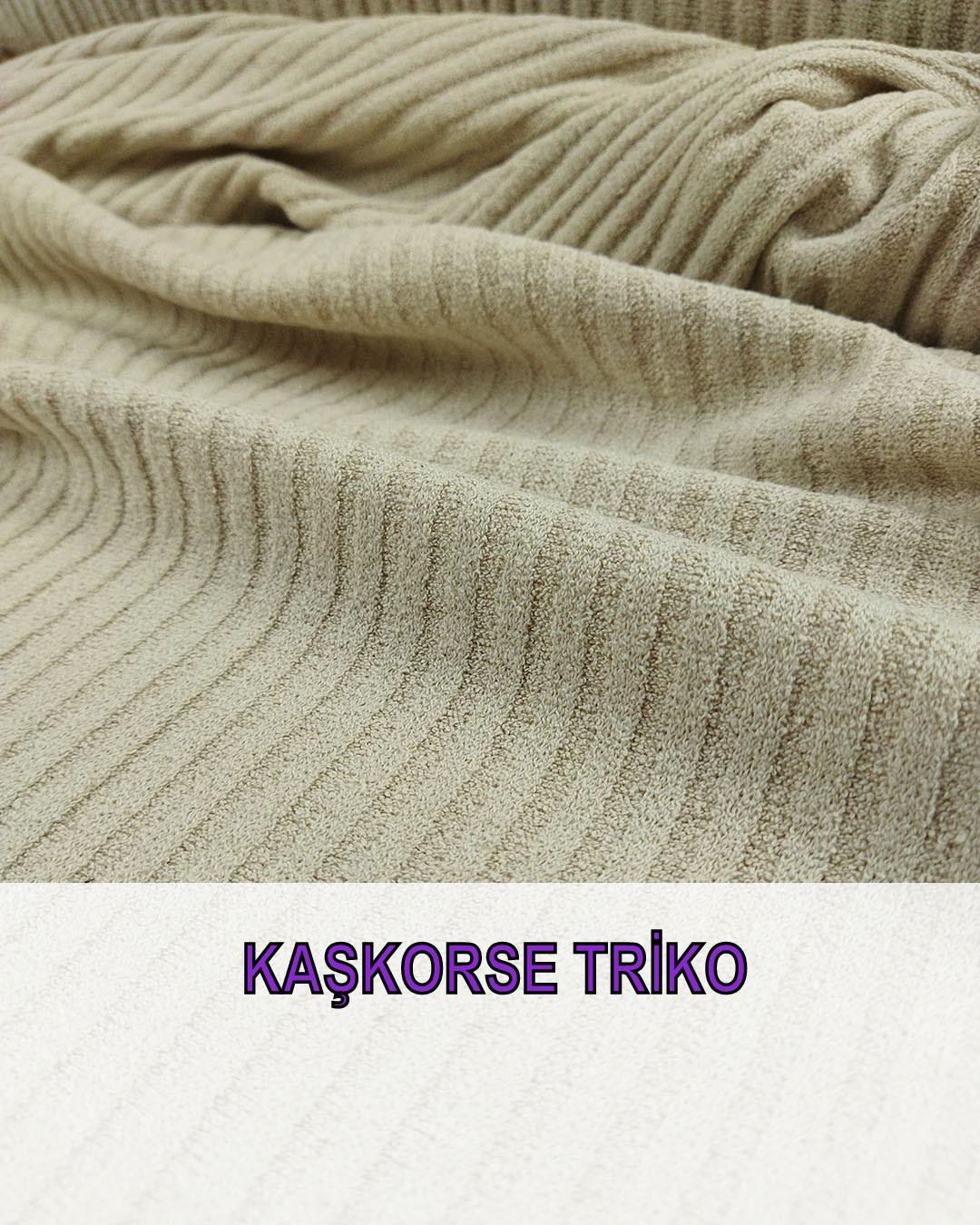 Bej Kaşkorse Triko (En 110 cm x Boy 190 cm)