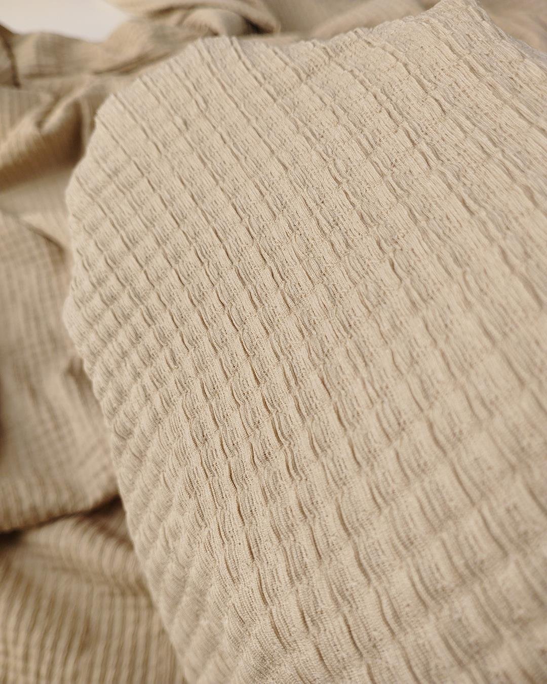 Bej Renkte Jarse Kumaş (En  140 cm x Boy  200 cm)