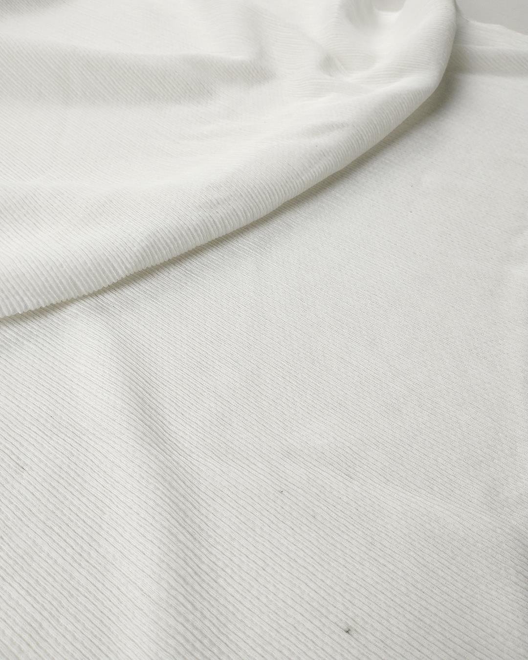 Beyaz Renkte Bürümcüklü Jarse (En  120 cm x Boy  185 cm)