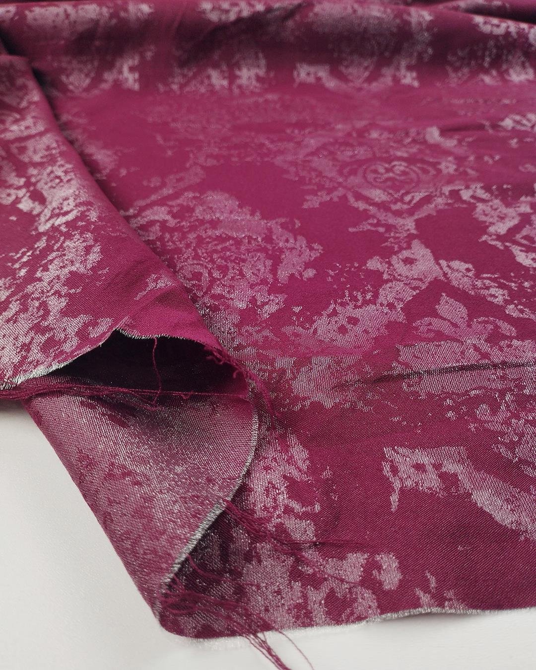 Bordo Renkte Dokumasından Desenli Dokuma (En  140 cm x Boy  200 cm)