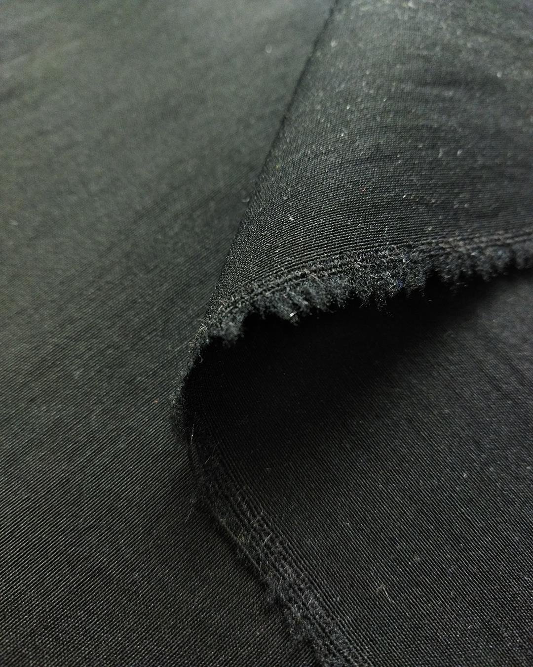 Boyuna Esnek Gabardin Siyah Renkte (En 160 cm x Boy 250 cm)