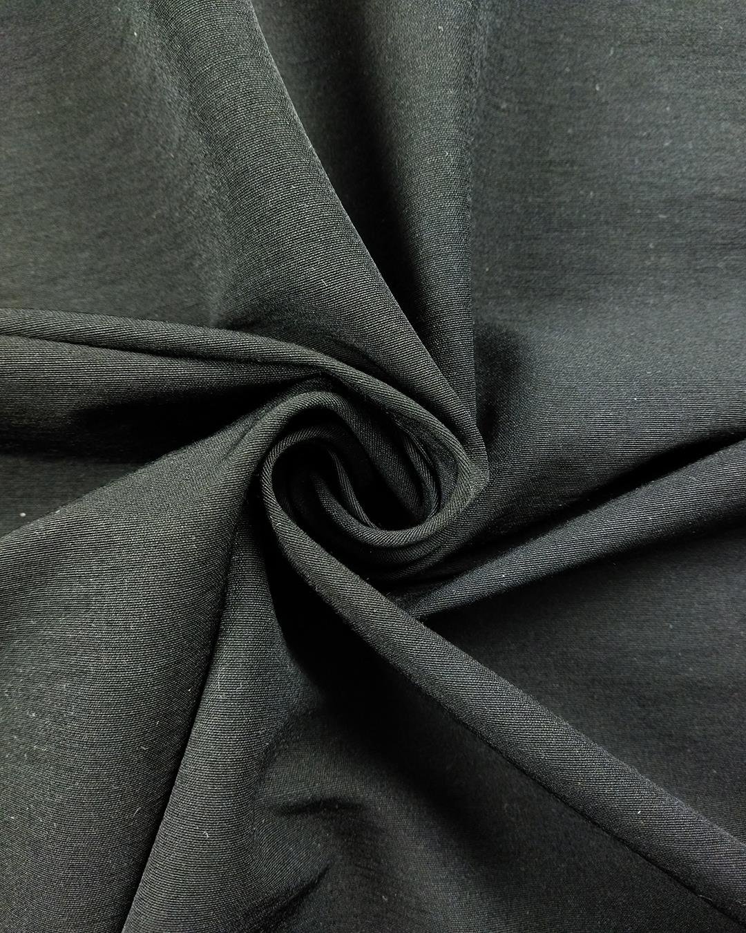 Boyuna Esnek Gabardin Siyah Renkte (En 160 cm x Boy 250 cm)