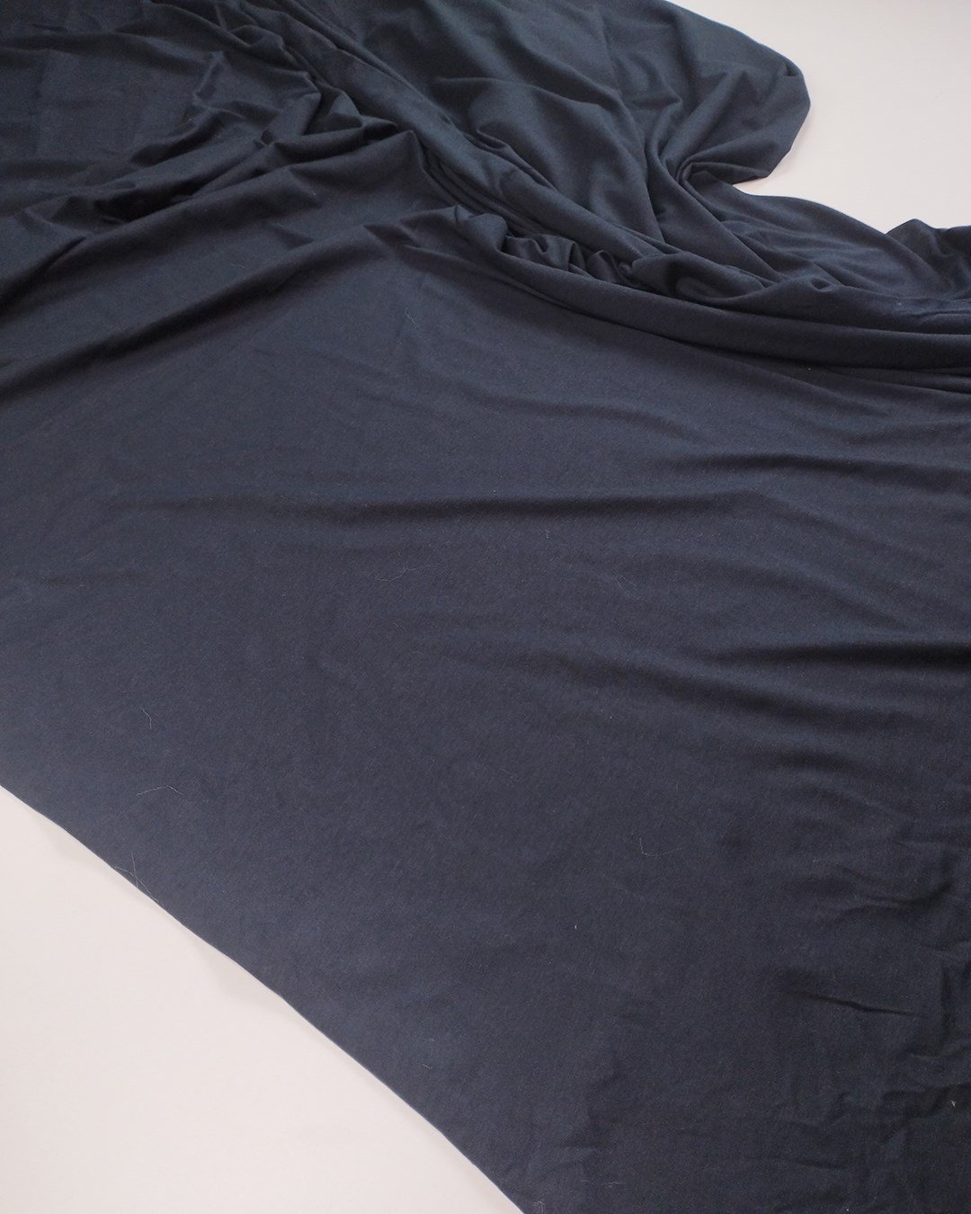 Koyu Lacivert Penye Kumaş İnce Pamuklu Yumuşak Tişörtlük & Bluzluk En: 160cm