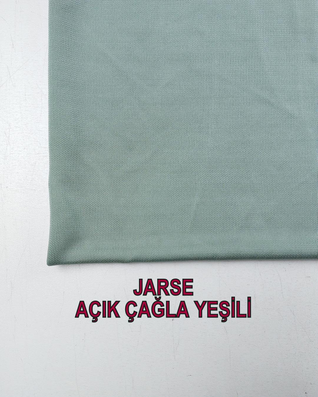 Çağla Yeşili Renkte İnce Jarse (En  150 cm x Boy  110 cm)