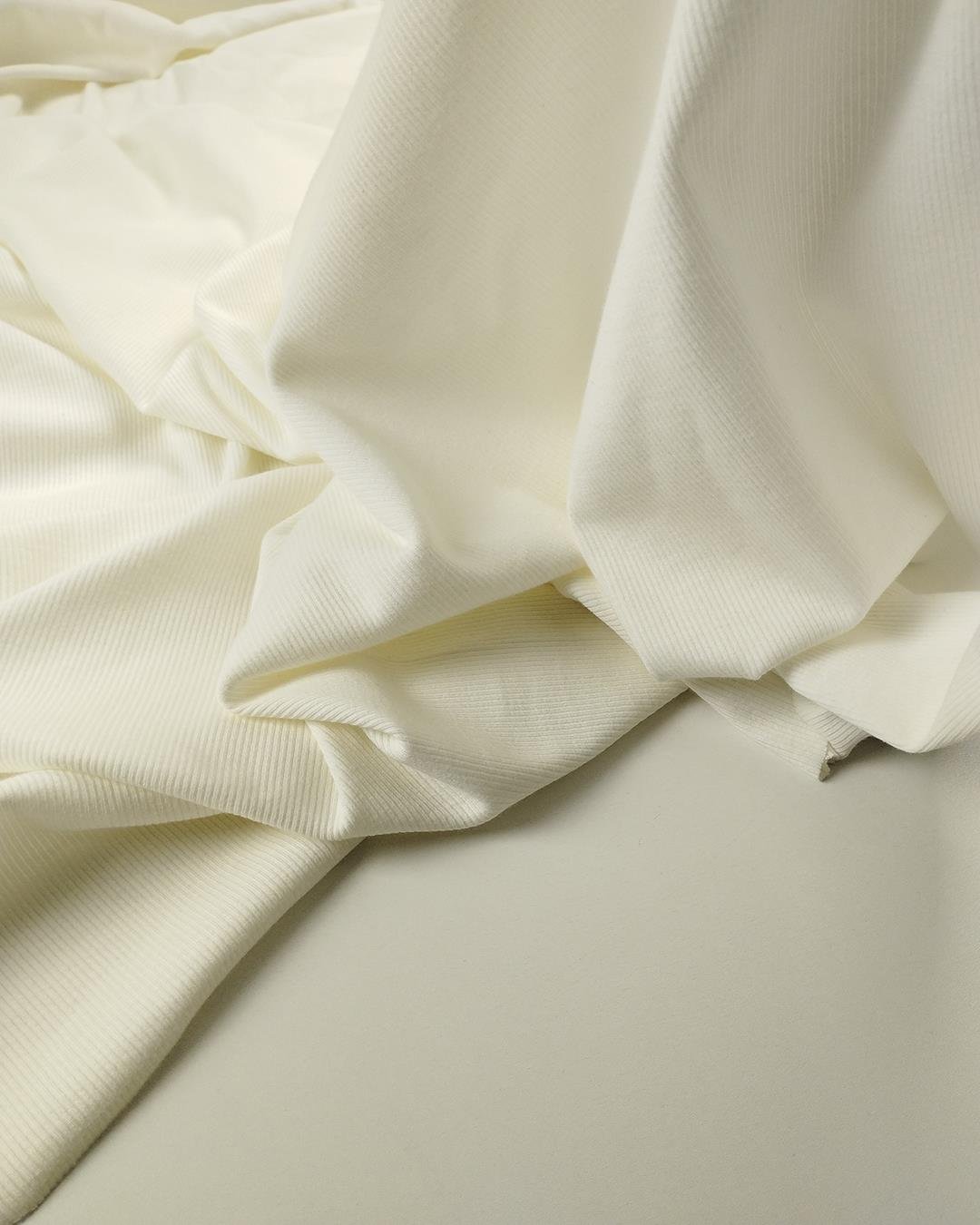 Ekru Renkte Bebe Kaşkorse Ribana (En  120 cm x Boy  140 cm)