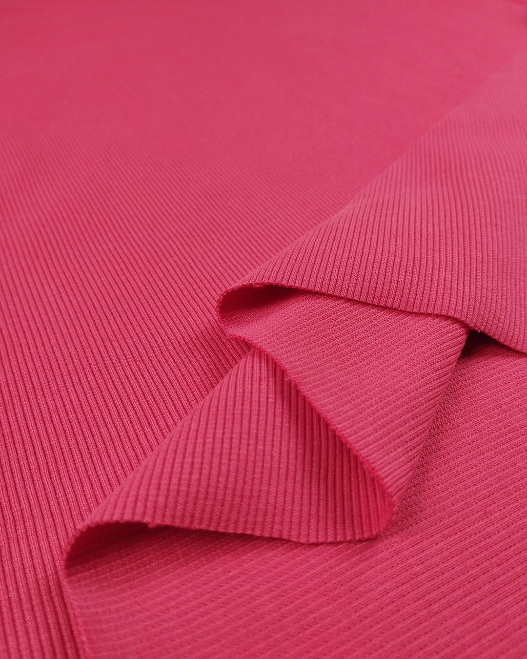 Pastel Kırmızı Renkte Kaşkorse Ribana Kumaş En: 110cm